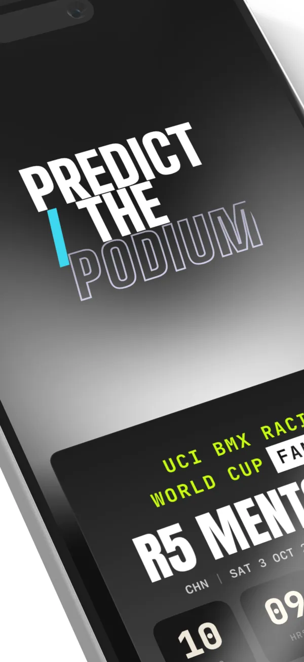 Predict the podium: the World Cup round card with the countdown to the lock